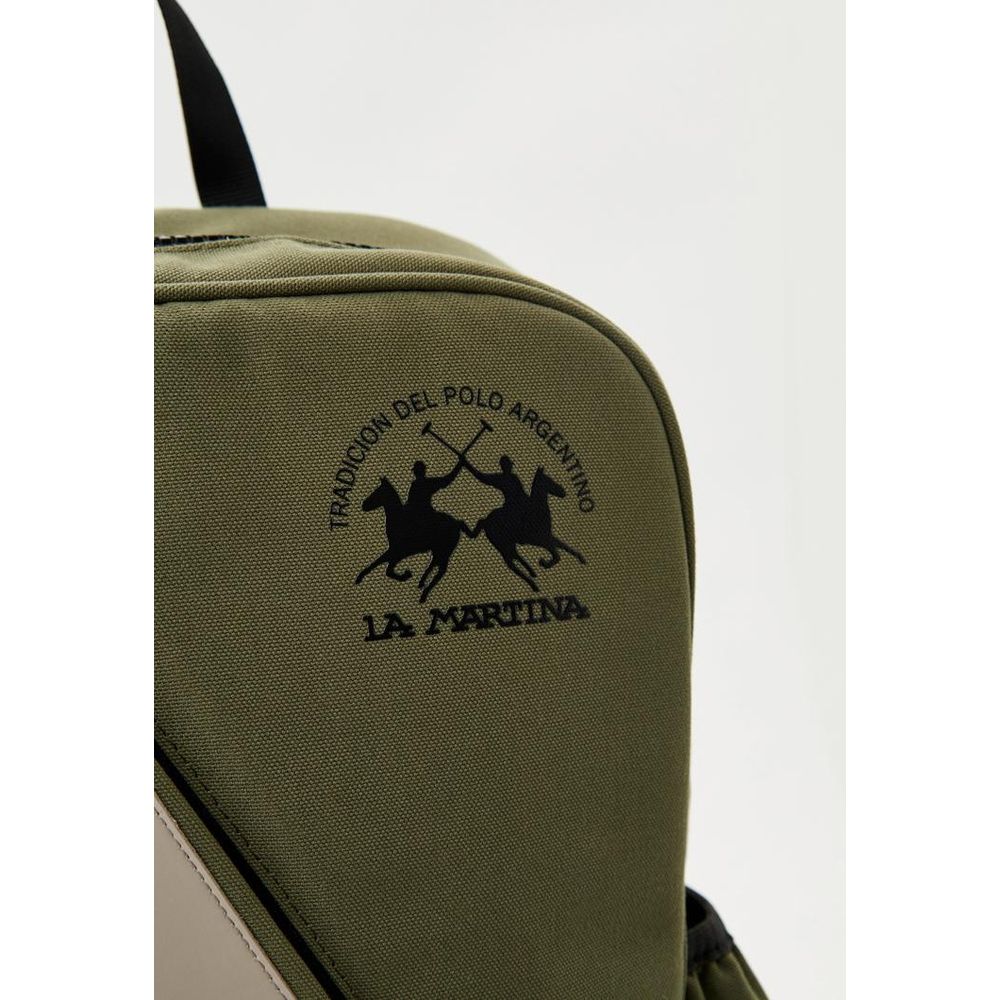 La Martina Bicolor Canvas Backpack La Martina