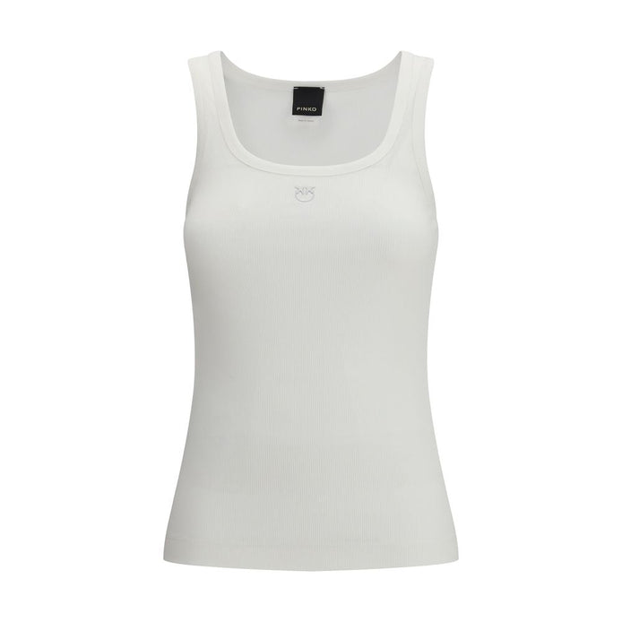 PINKO White Cotton Top PINKO