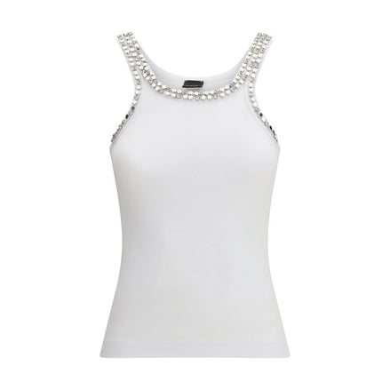 PINKO White Cotton Top PINKO