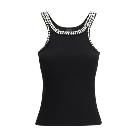 PINKO Black Cotton Top PINKO