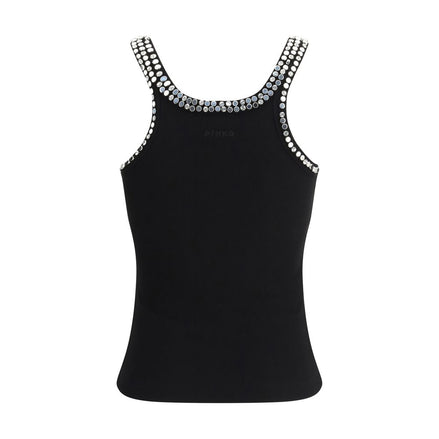 PINKO Black Cotton Top PINKO