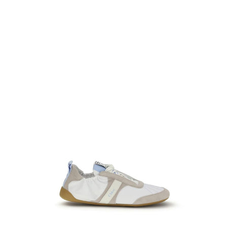 Chloé White Calf Leather Bos Taurus Athletic Sneakers Chloé