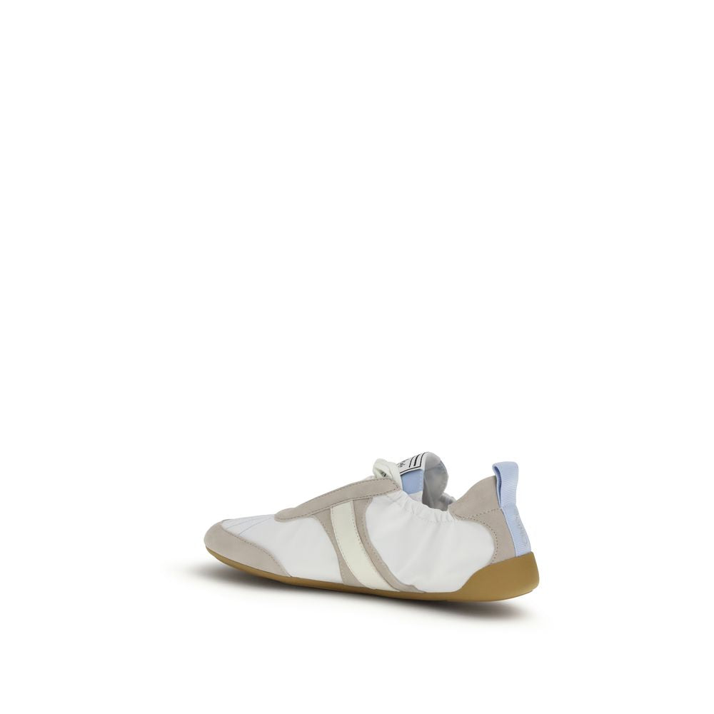 Chloé White Calf Leather Bos Taurus Athletic Sneakers Chloé