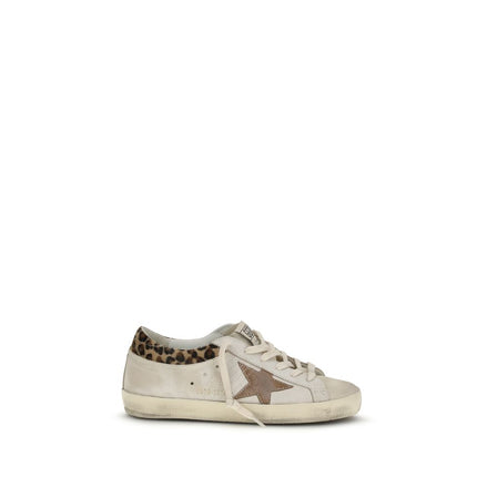 Golden Goose Bos Taurus Low Top Sneakers aus weißem Kalbsleder