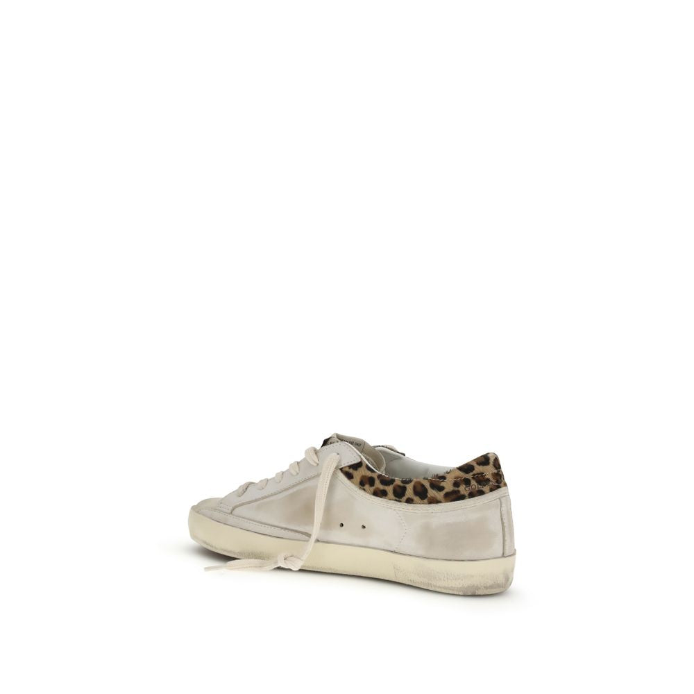 Golden Goose Bos Taurus Low Top Sneakers aus weißem Kalbsleder