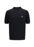 Prada Black Fleece Wool T-Shirt Prada
