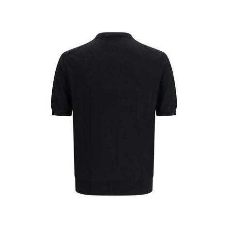 Prada Black Fleece Wool T-Shirt Prada