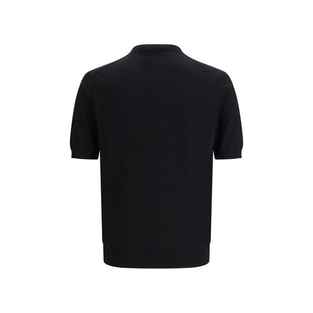 Prada Black Fleece Wool T-Shirt Prada
