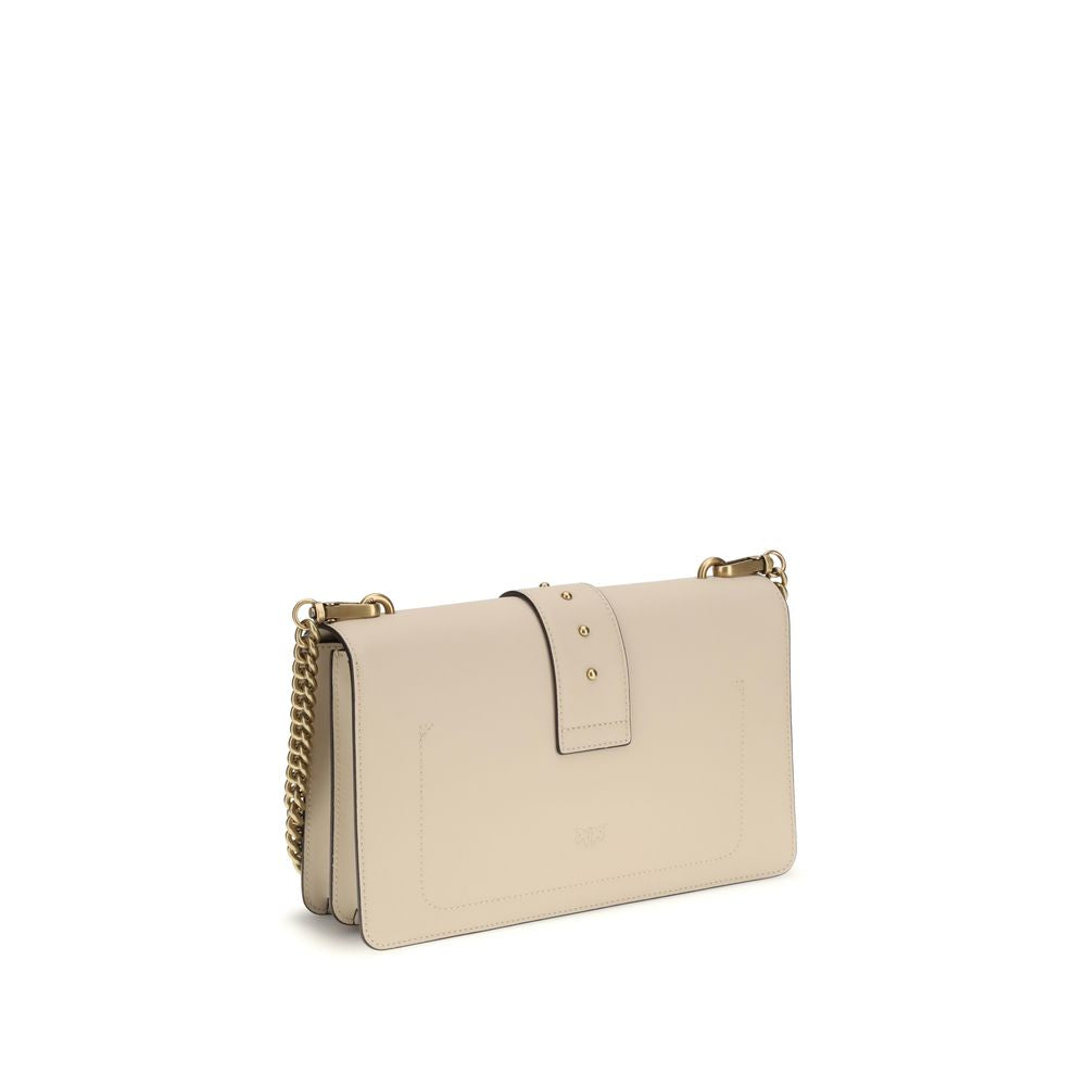 Sac PINKO Cuir Beige One Simply Love Femme