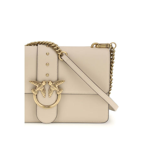Sac PINKO Cuir Beige One Simply Love Femme