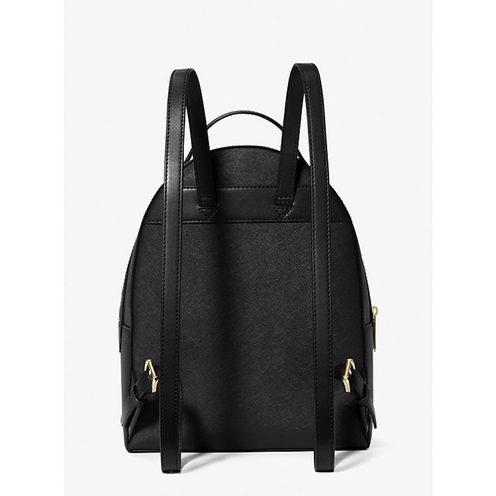 Michael Kors Black Leather Backpack Michael Kors