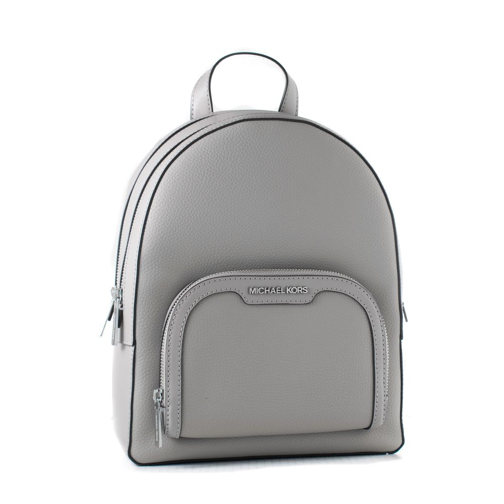 Michael Kors Gray Leather Backpack Michael Kors