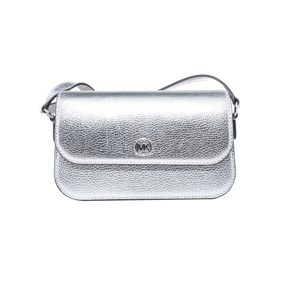 Michael Kors Gray Leather Shoulder Bag Michael Kors