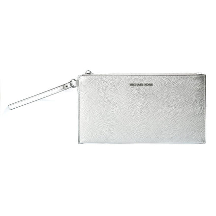 Pochette en cuir gris Michael Kors