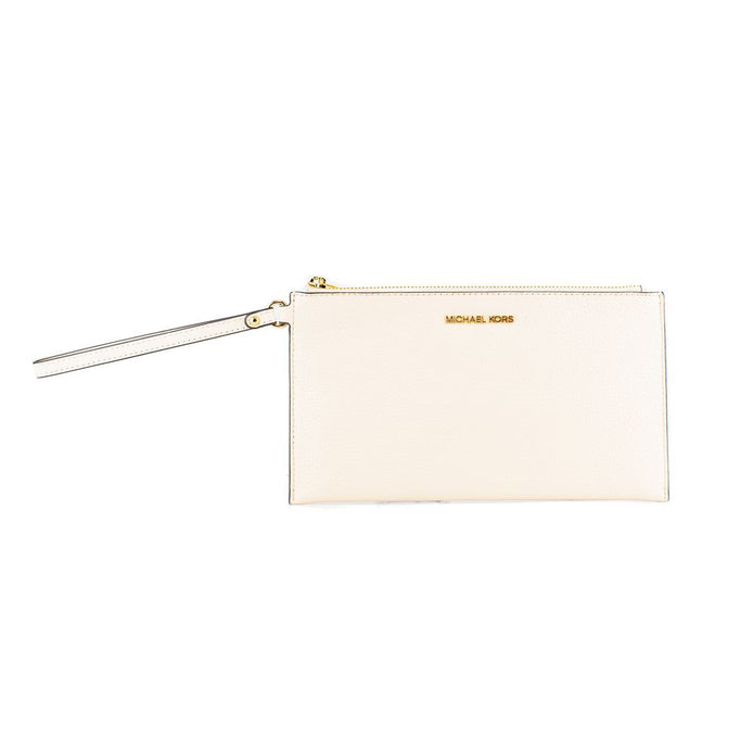 Michael Kors Beige Leather Clutch Bag Michael Kors