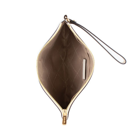 Michael Kors Beige Leather Clutch Bag Michael Kors