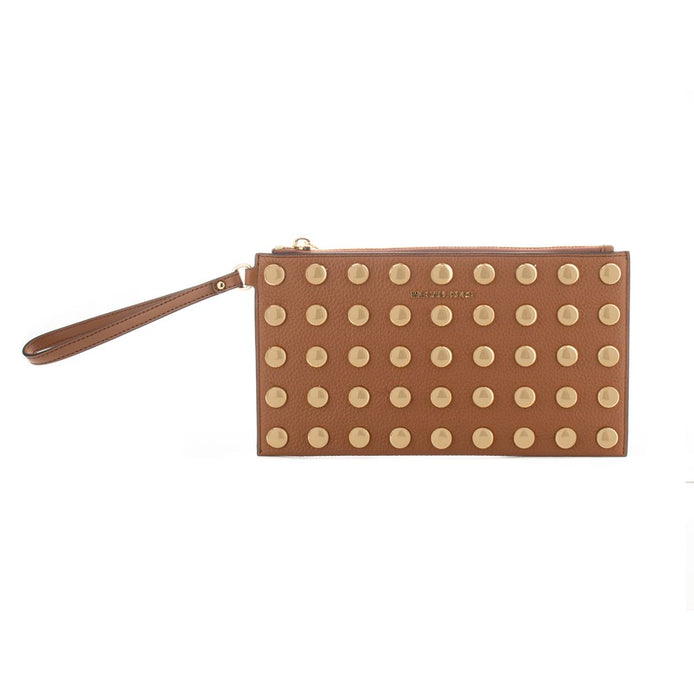 Michael Kors Black Leather Clutch Bag Michael Kors