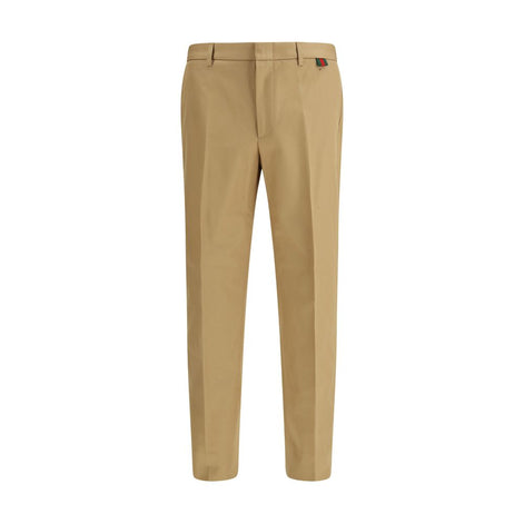 Gucci Beige Cotton Casual Pants Gucci