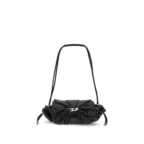 Diesel Black Calf Leather Bos Taurus Shoulder Bag Diesel