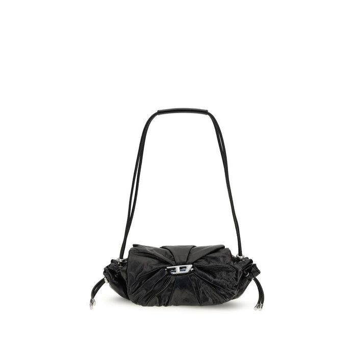 Diesel Black Calf Leather Bos Taurus Shoulder Bag Diesel