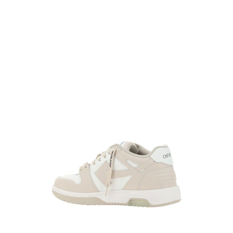 Off-White Beige Rubber Low Top Sneakers Off-White