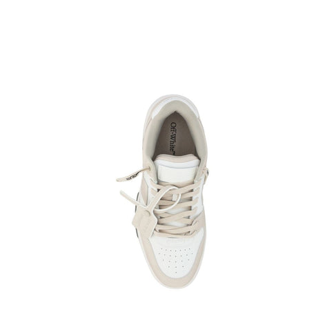 Off-White Beige Rubber Low Top Sneakers Off-White