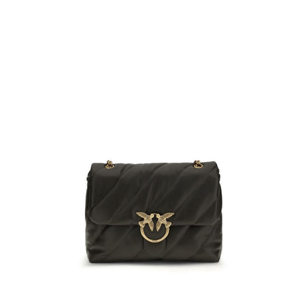 PINKO Bicolor Calf Leather Bos Taurus Shoulder Bag PINKO