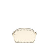Valentino Garavani Beige Calf Leather Bos Taurus Shoulder Bag Valentino Garavani