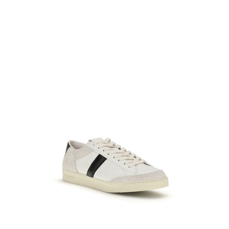 Tom Ford White Calf Leather Bos Taurus Sneakers Tom Ford