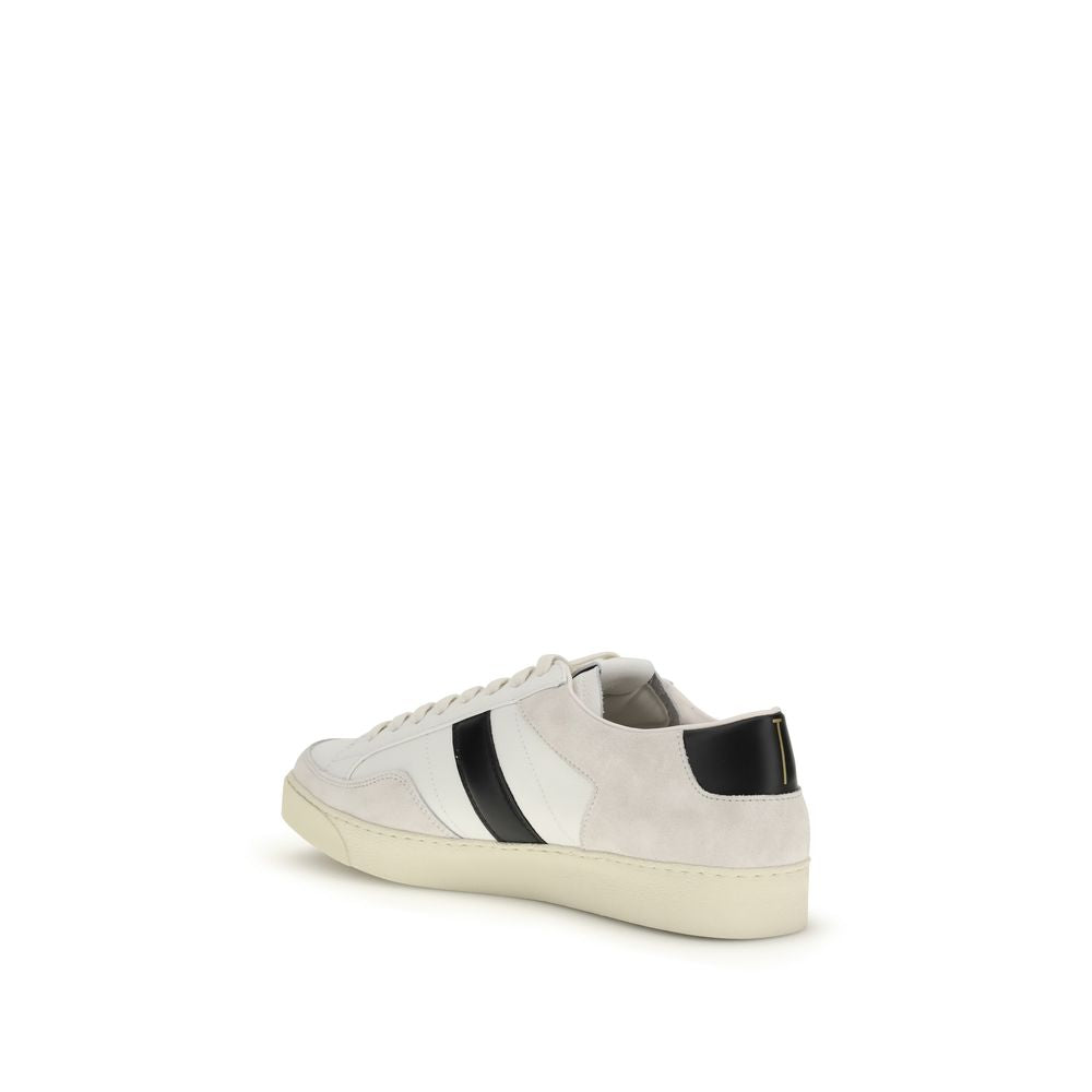 Tom Ford White Calf Leather Bos Taurus Sneakers Tom Ford