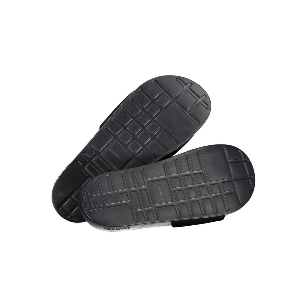 Calvin Klein Black Polyurethane Men's Slipper Calvin Klein