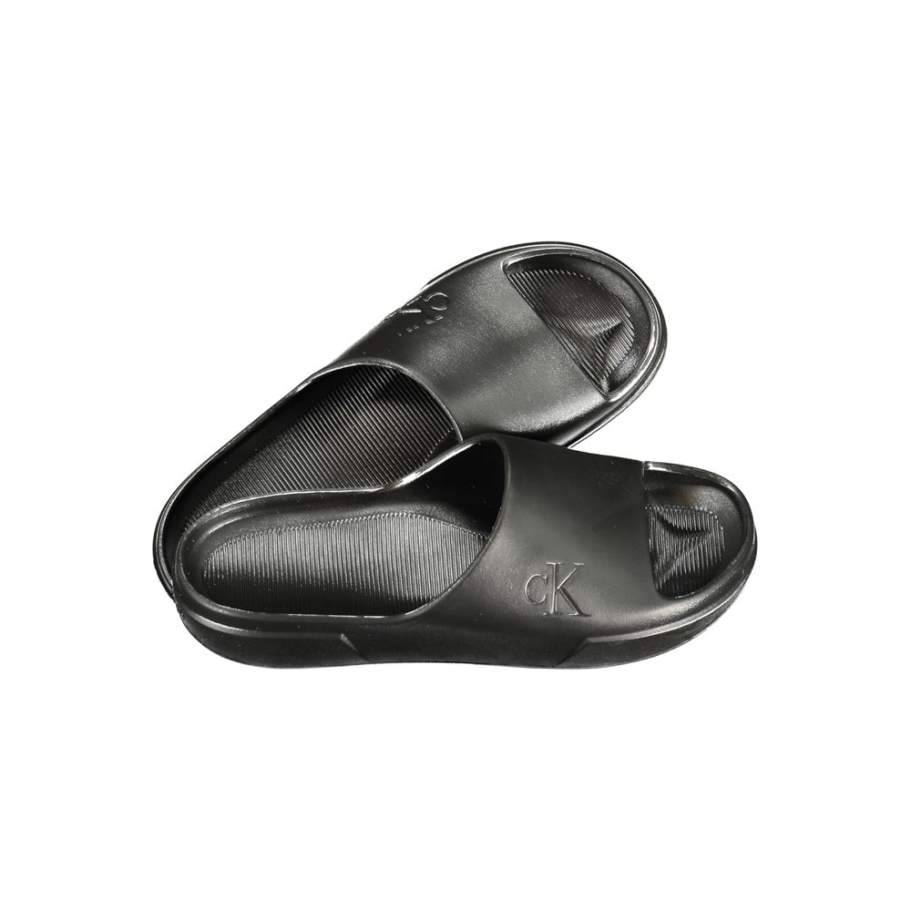Calvin Klein Nero Polyurethane Mens Slipper Calvin Klein