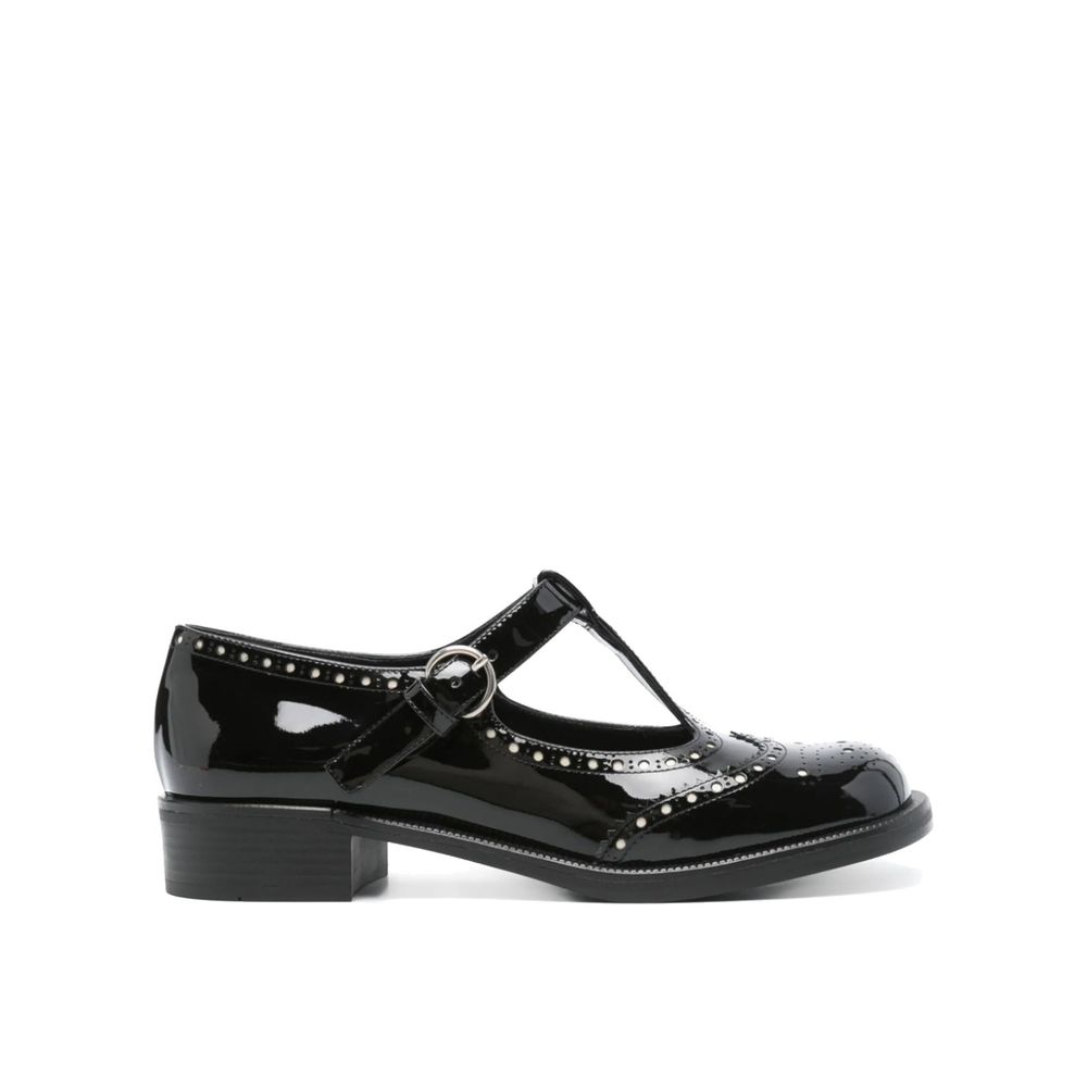 Miu Miu Black Calfskin Shoes Miu Miu