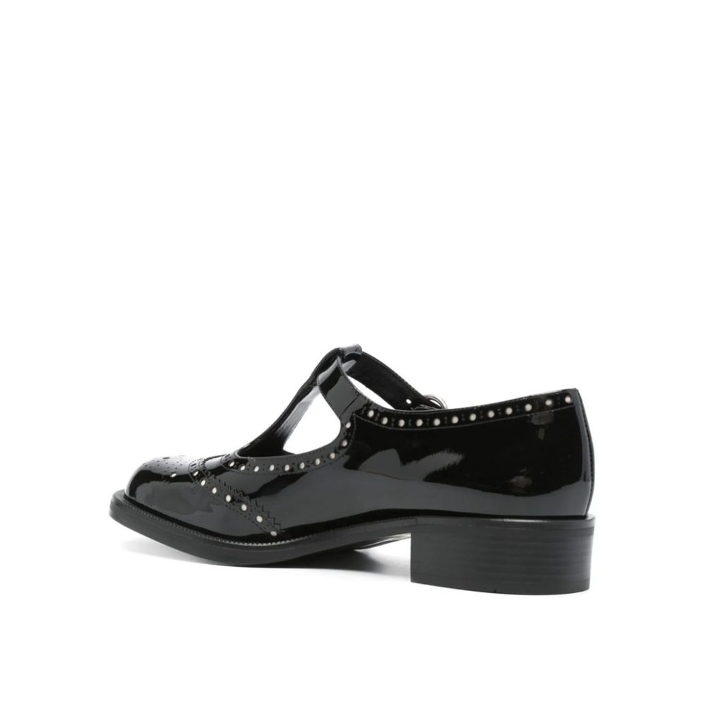 Miu Miu Black Calfskin Shoes Miu Miu