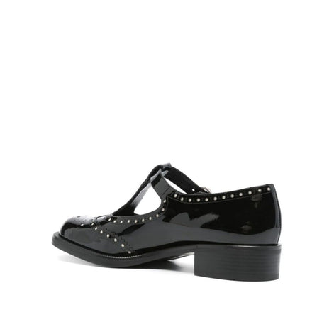 Miu Miu Black Calfskin Shoes Miu Miu