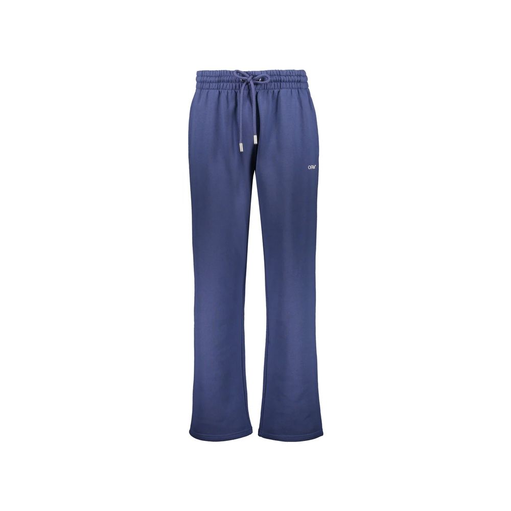 Pantalon de sport en coton bleu Off-White