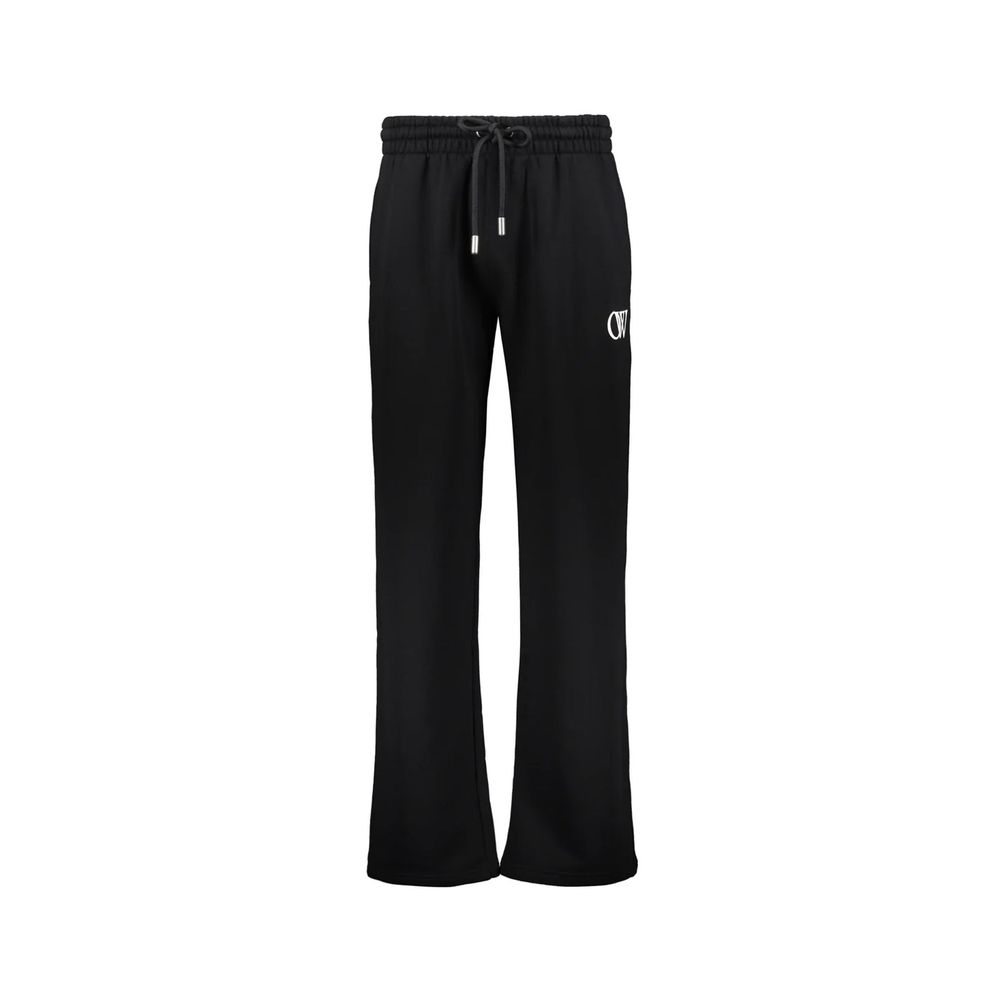 Off-White Schwarze Baumwoll-Freizeithose