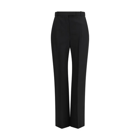Alexander McQueen Black Cotton Dress Pants Alexander McQueen