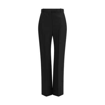 Alexander McQueen Black Cotton Dress Pants Alexander McQueen