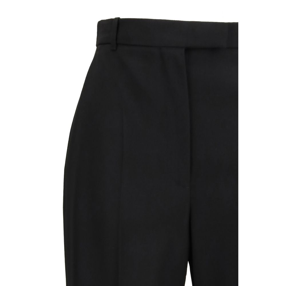 Alexander McQueen Black Cotton Dress Pants Alexander McQueen
