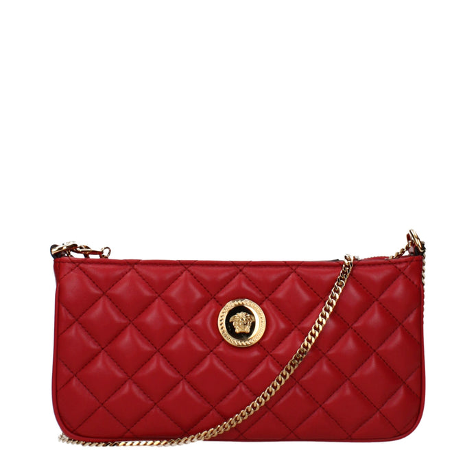 Sac Versace Cuir Rouge Bandoulière Femme