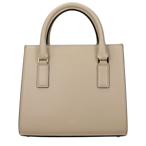 Versace Beige Leather Handbag