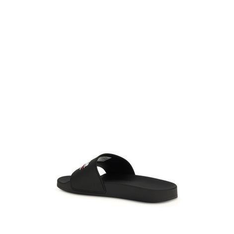 Balenciaga Black Rubber Slippers Balenciaga