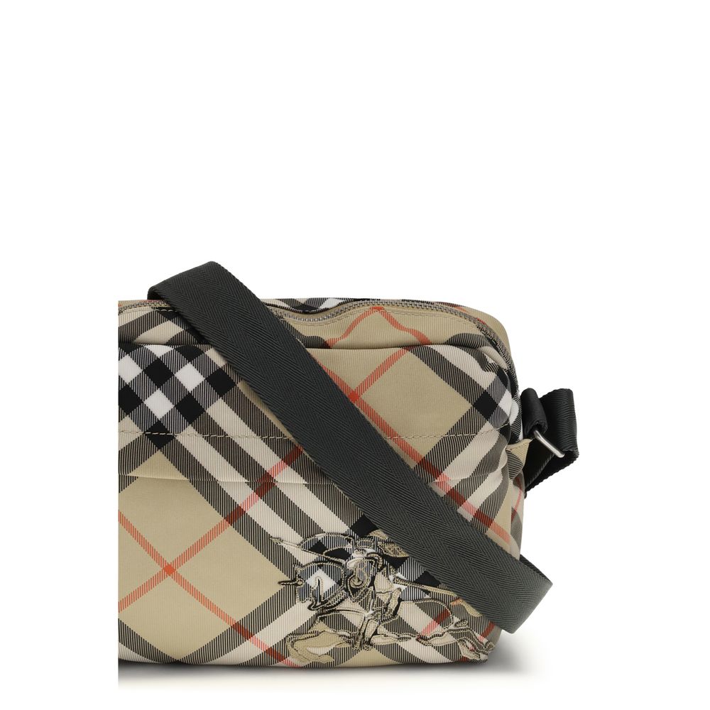 Burberry beige Polyester-Schultertasche