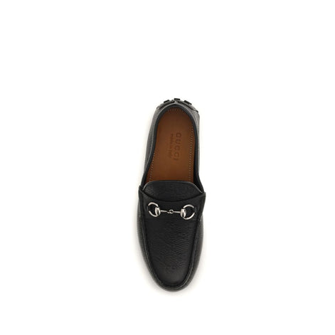 Mocassins Gucci Bos Taurus en cuir de veau noir