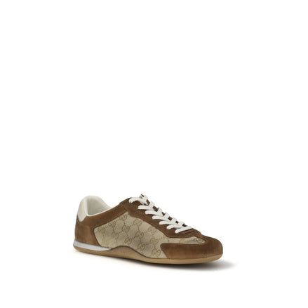 Gucci Brown Calf Leather Bos Taurus Sneakers Gucci