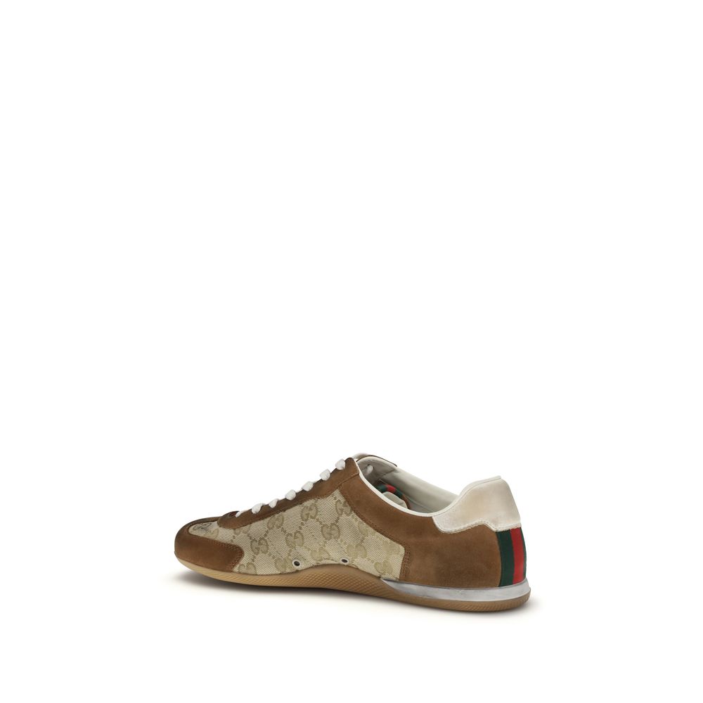 Gucci Brown Calf Leather Bos Taurus Sneakers Gucci