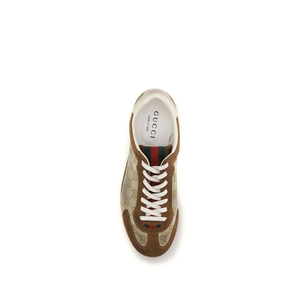 Gucci Brown Calf Leather Bos Taurus Sneakers Gucci