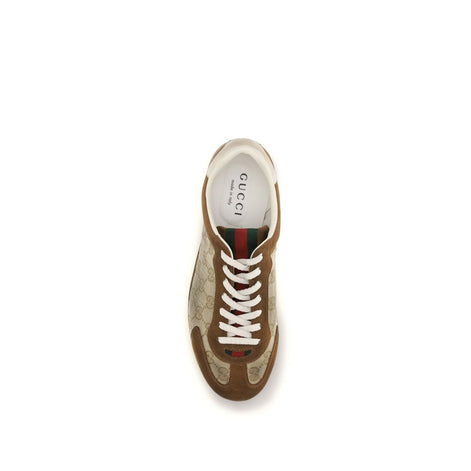 Gucci Brown Calf Leather Bos Taurus Sneakers Gucci