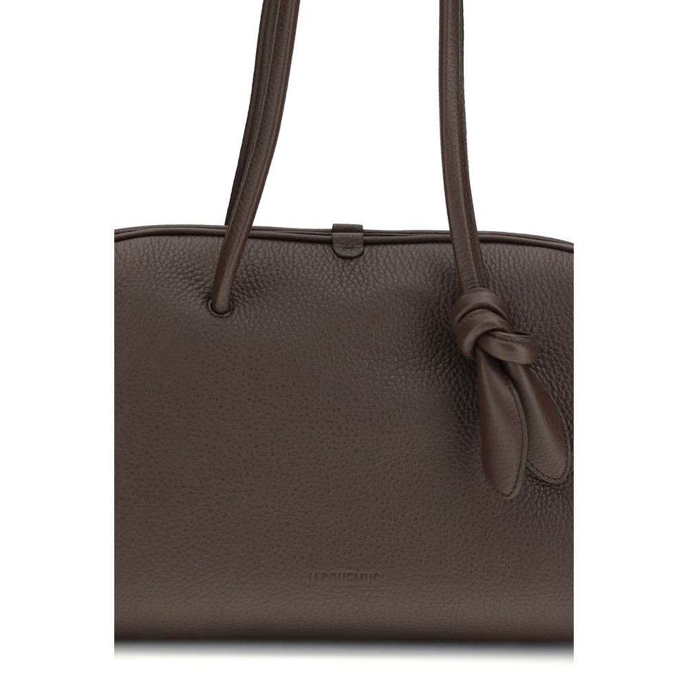Jacquemus Brown Calf Leather Bos Taurus Handbag Jacquemus